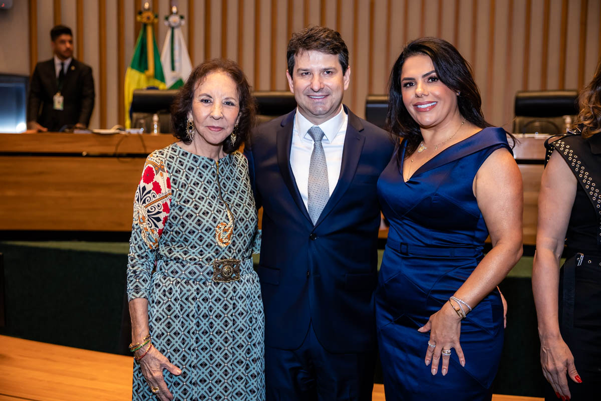 Maria de Lourdes Abadia, Marcelo Perboni e Daniela Lúcia Vieira