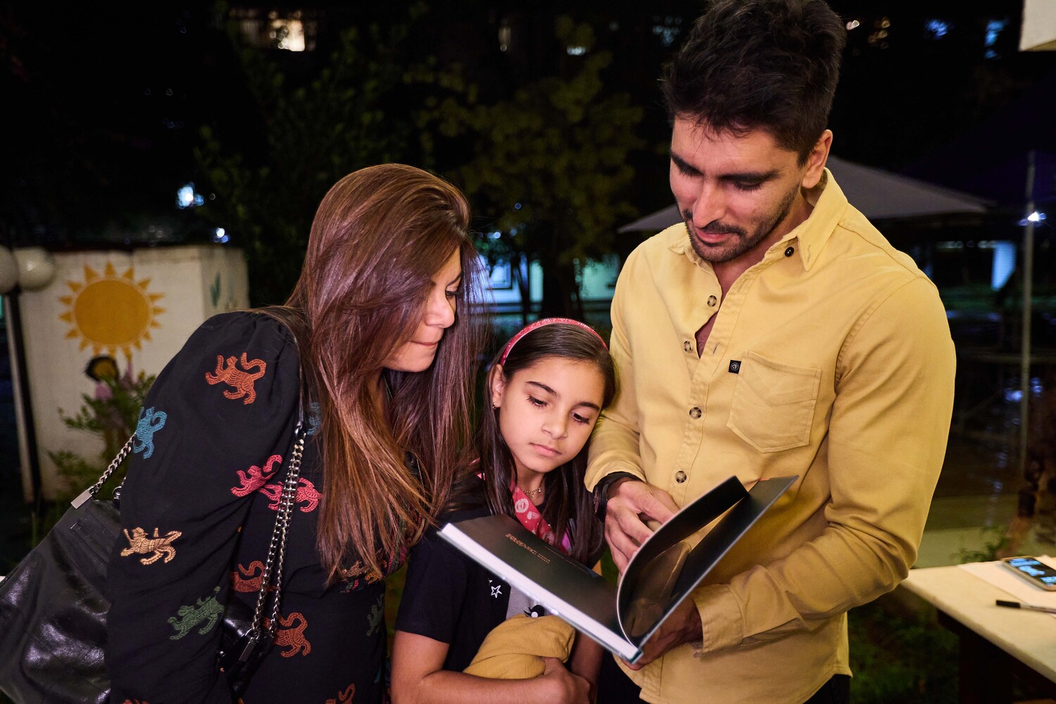 Mariana Garcia, Malu e Plínio Ricardo