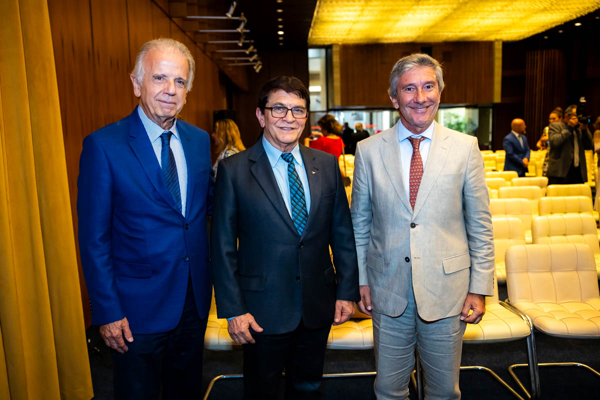 Ministro José Mucio Monteiro, João Teodoro e Embaixador de Portugal Luís Faro Ramos