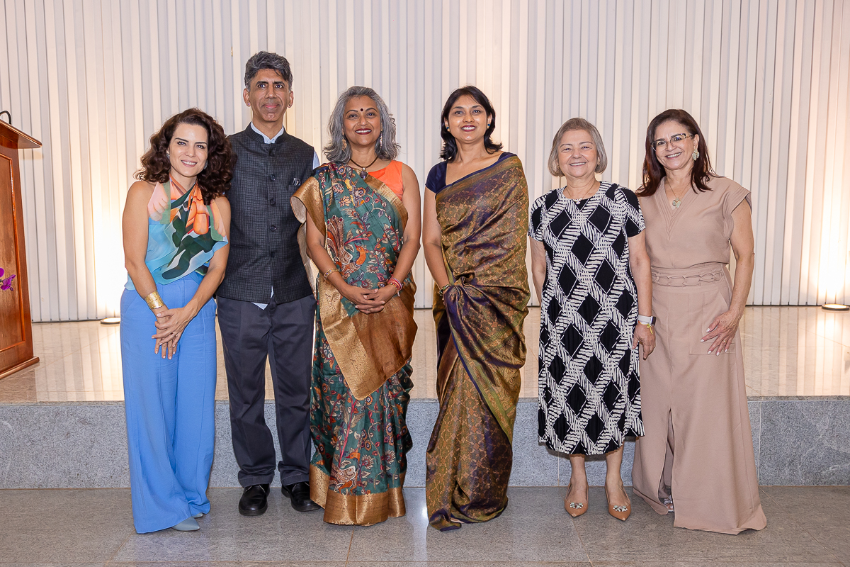 Natália Leite, Sanjeev Bhalla, Nilima Baht, Sneha Reddy, Maria Cecília Borgo Martins e Isabel Barbosa