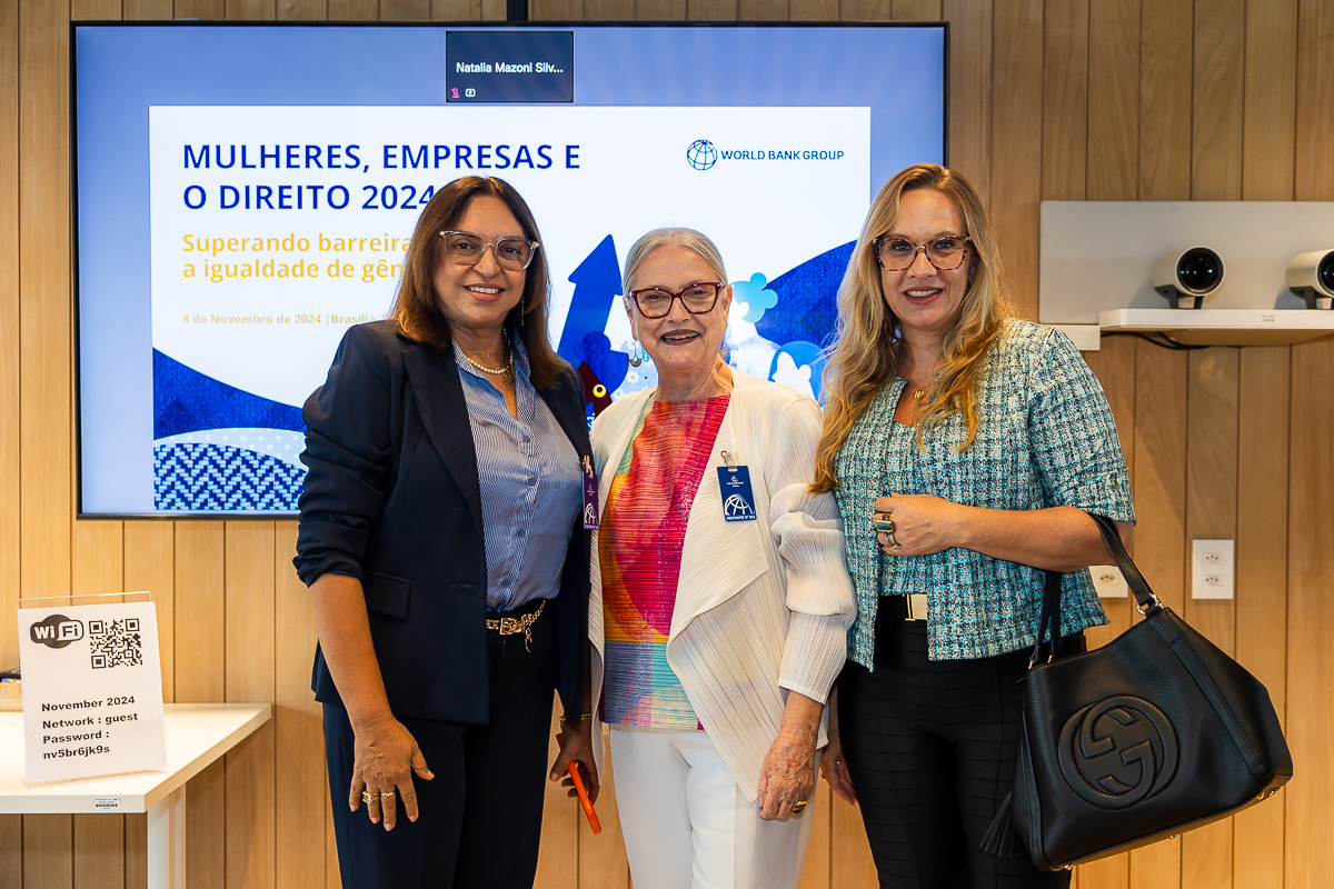 Nildete Santana de Oliveira, Claudia Pereira e Renata La Porta