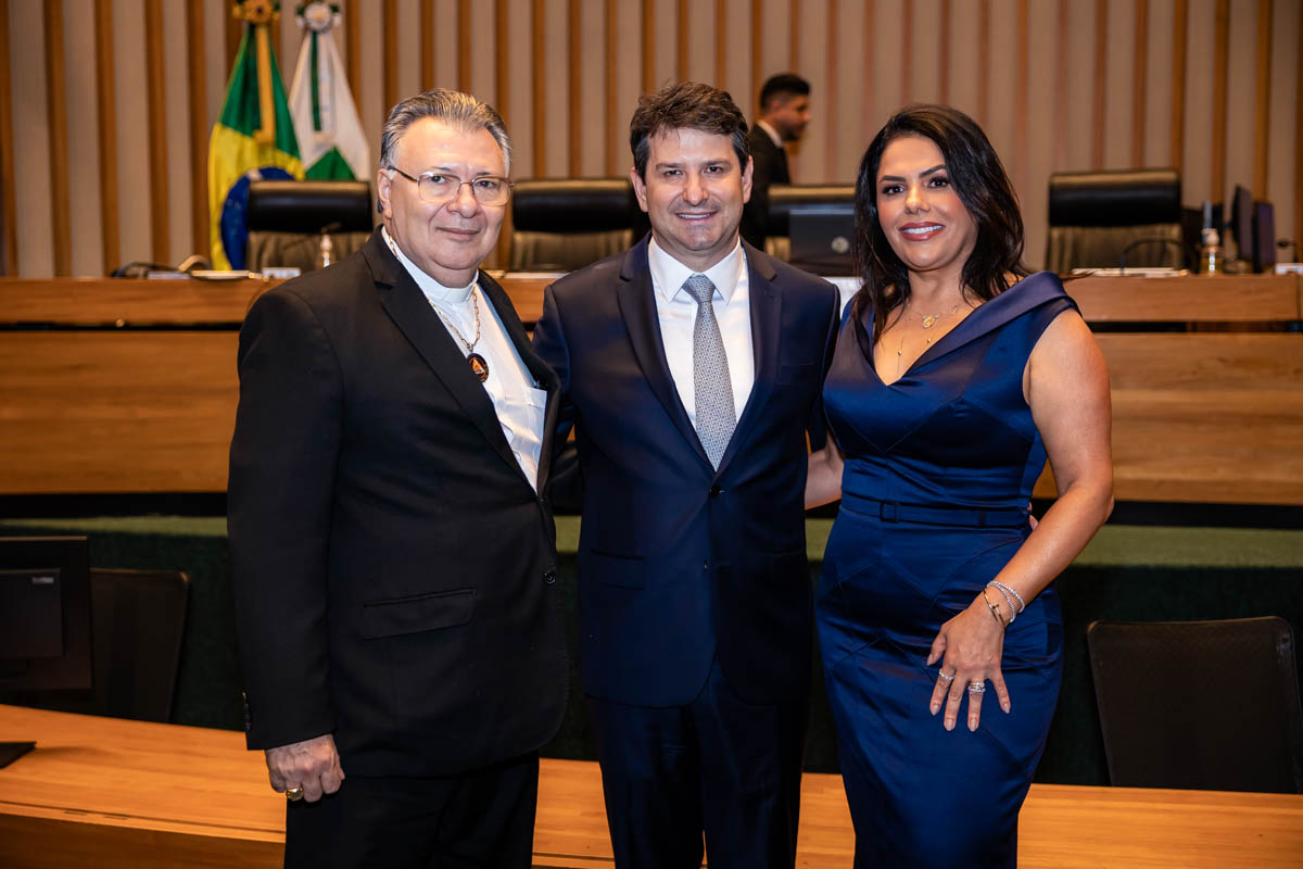 Padre Moacir Anastácio, Marcelo Perboni e Daniela Lúcia Vieira