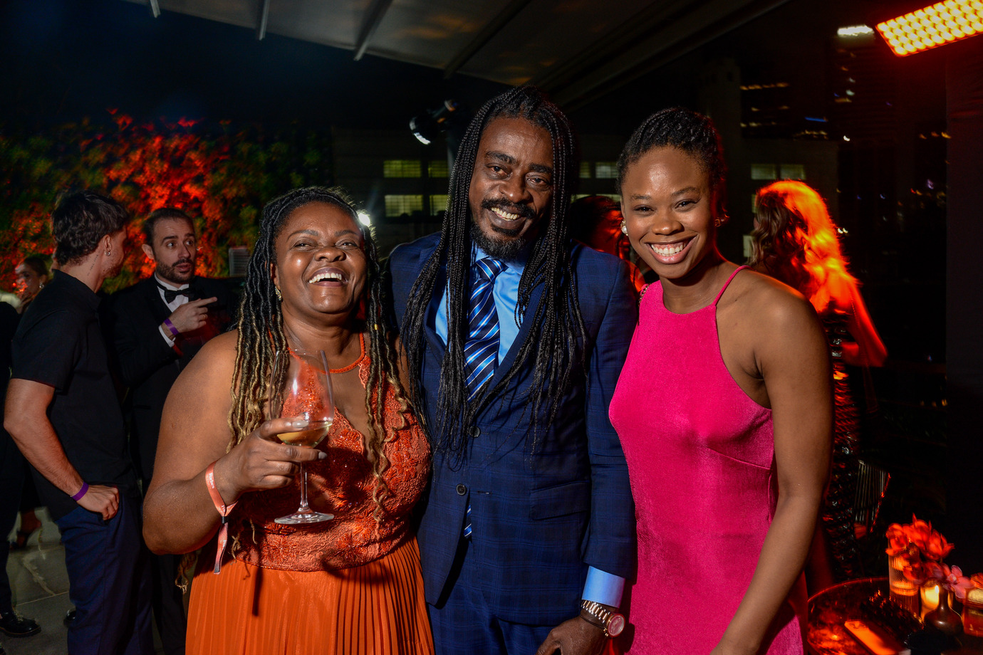 Silvana Inacio, Seu Jorge e Juliana Souza | Foto: João Sal