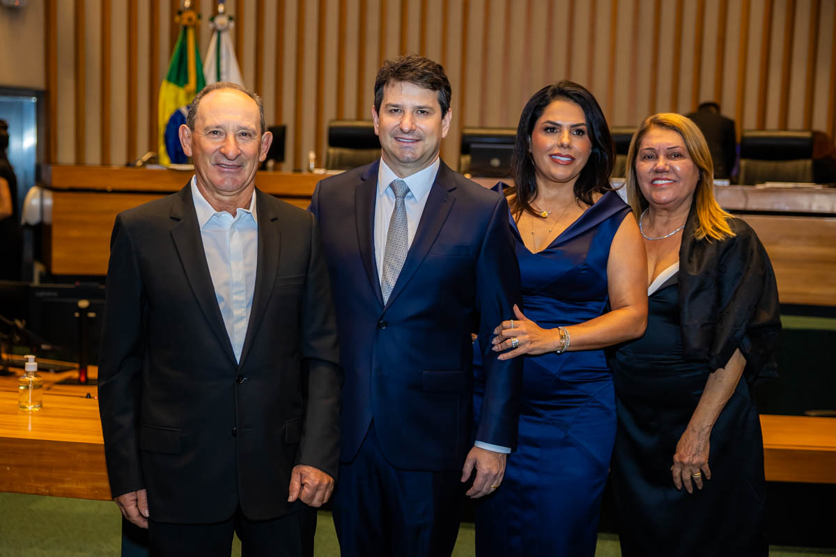 Valdemar Perboni, Marcelo Perboni, Daniela Lúcia Vieira e Lúcia Vieira