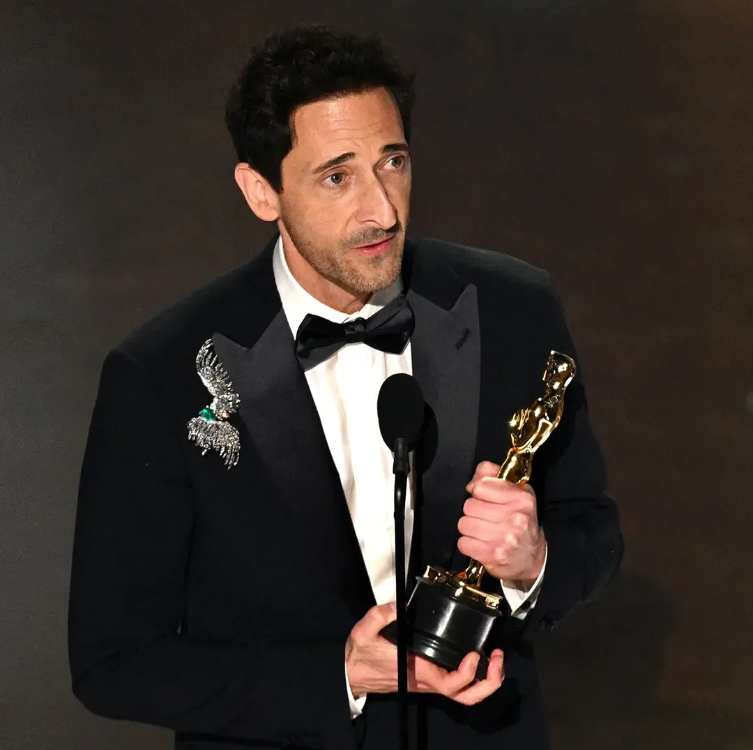 Adrien Brody bate recorde com o discurso mais longo da história do Oscar