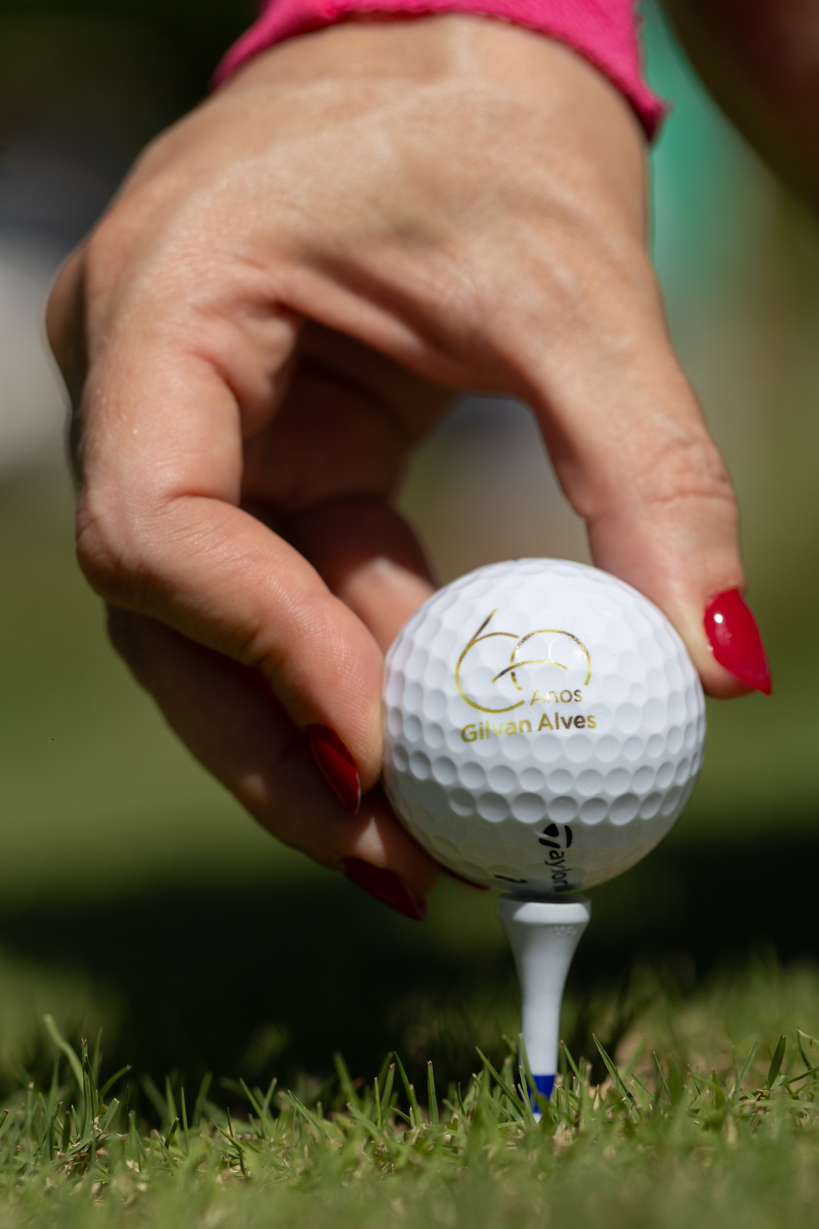 Bola de golfe personalizada