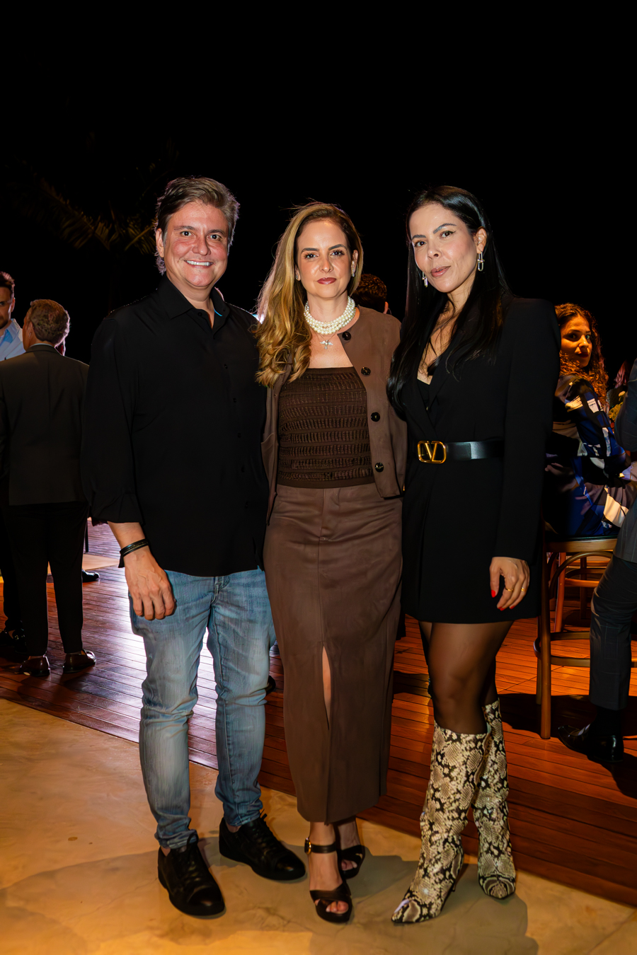 Alex Barreto, Sarah Tolentino e Débora Epitacio