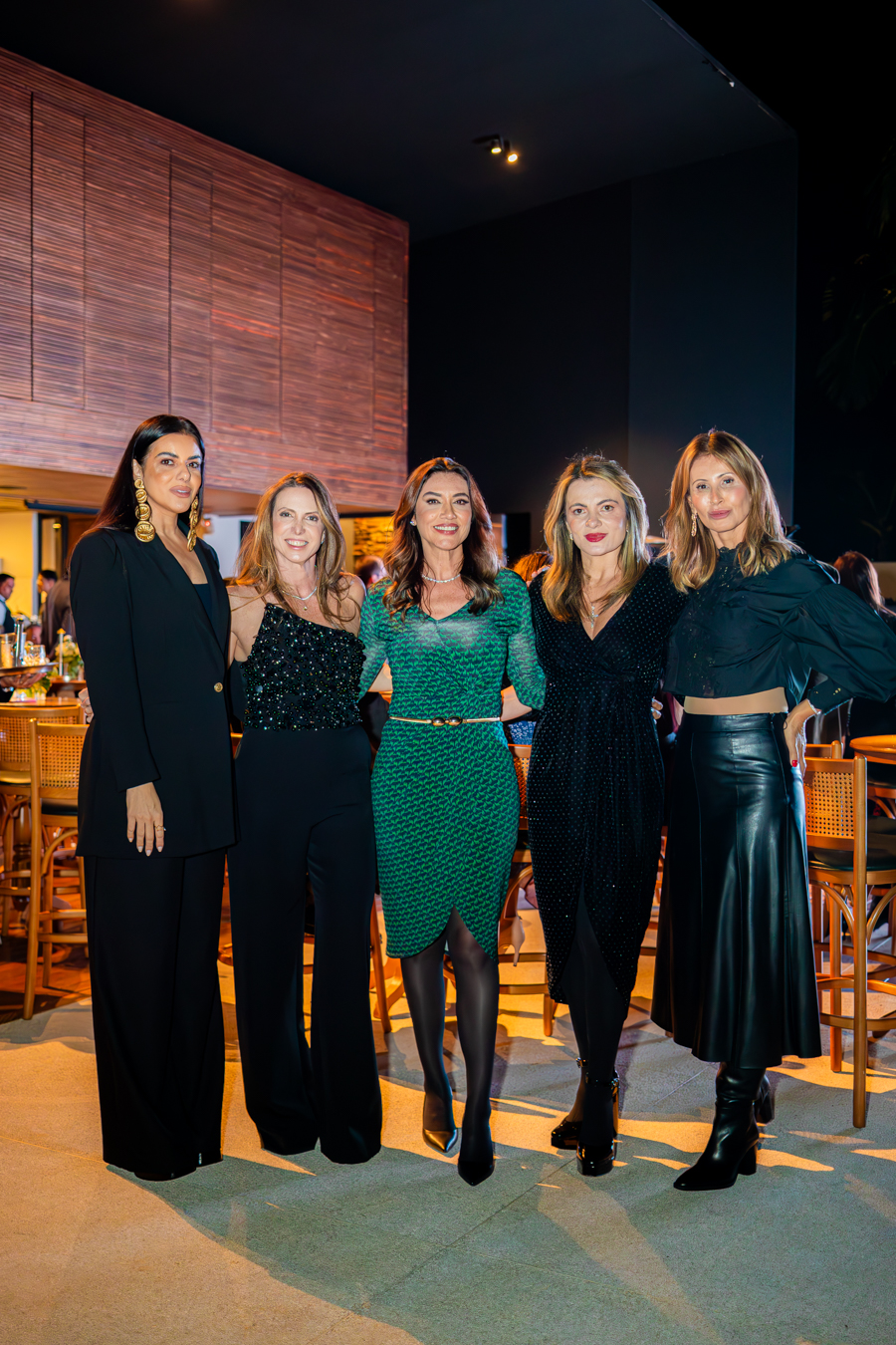 Cynthia Portella, Tatiana Pena, Karine Lima, Juliana Barbosa e Daniela Abdanur 