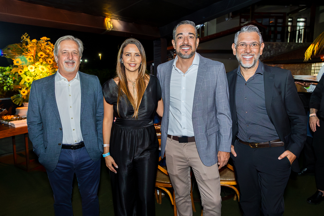 Felipe Xavier, Luana Marcelino, Edson Marcelino e Will Madson