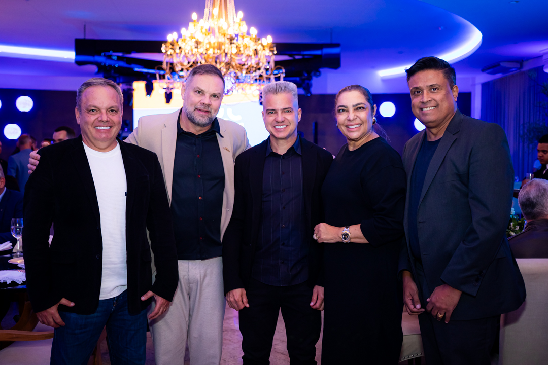 Márcio Faria Jr, Paulo Tavares, Neto Rodrigues, Silvana Rabelo e Marco Rabelo