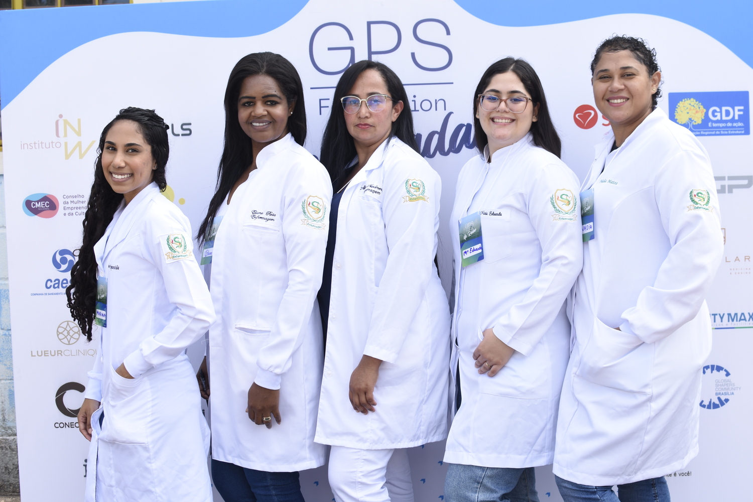 Mariana, Eliane, Ana Nascimento, Maria Eduarda, Nádia