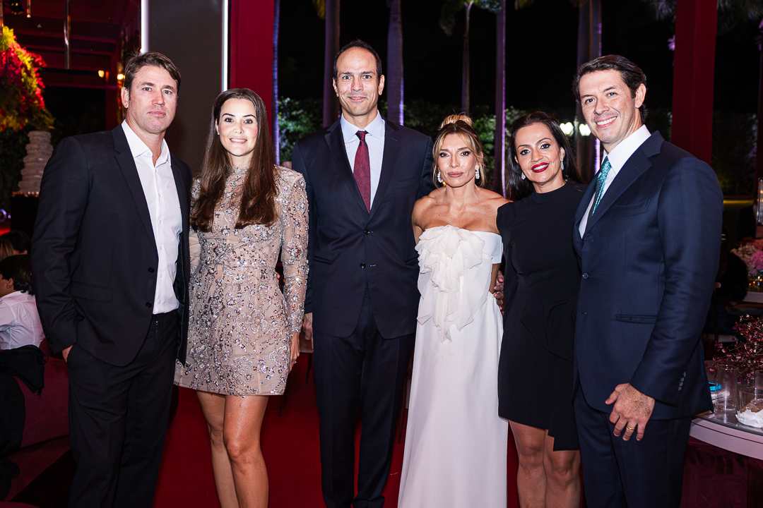 Rafael e Vanessa Leal, Randolfo Simões, Cristiane Simões, Ana Beatriz Silveira e Rafael Silveira