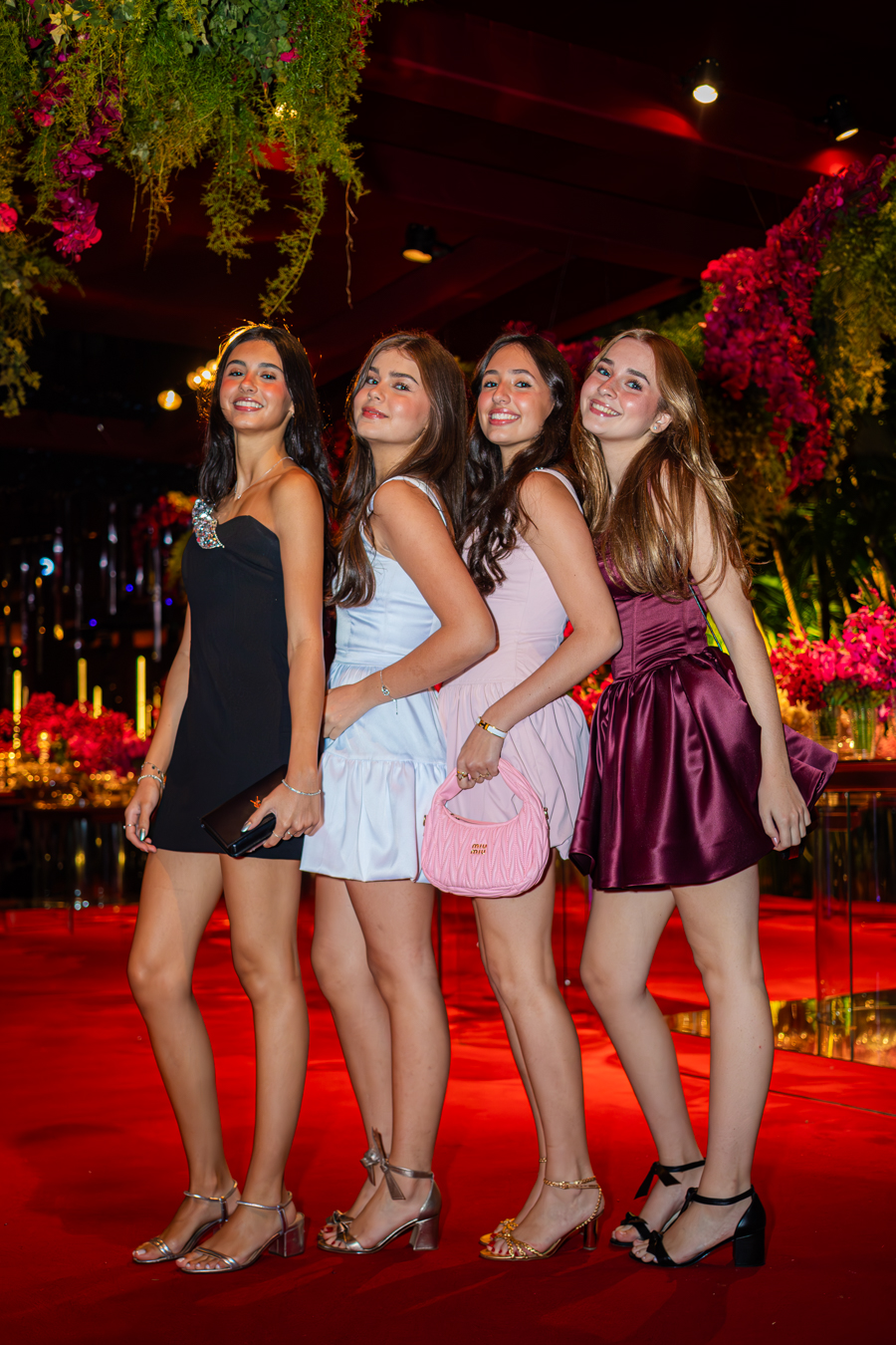 Sophia Medeiros, Rafaela Couto Pimenta da Veiga, Maria Eduarda Guerra e Valentina Veit