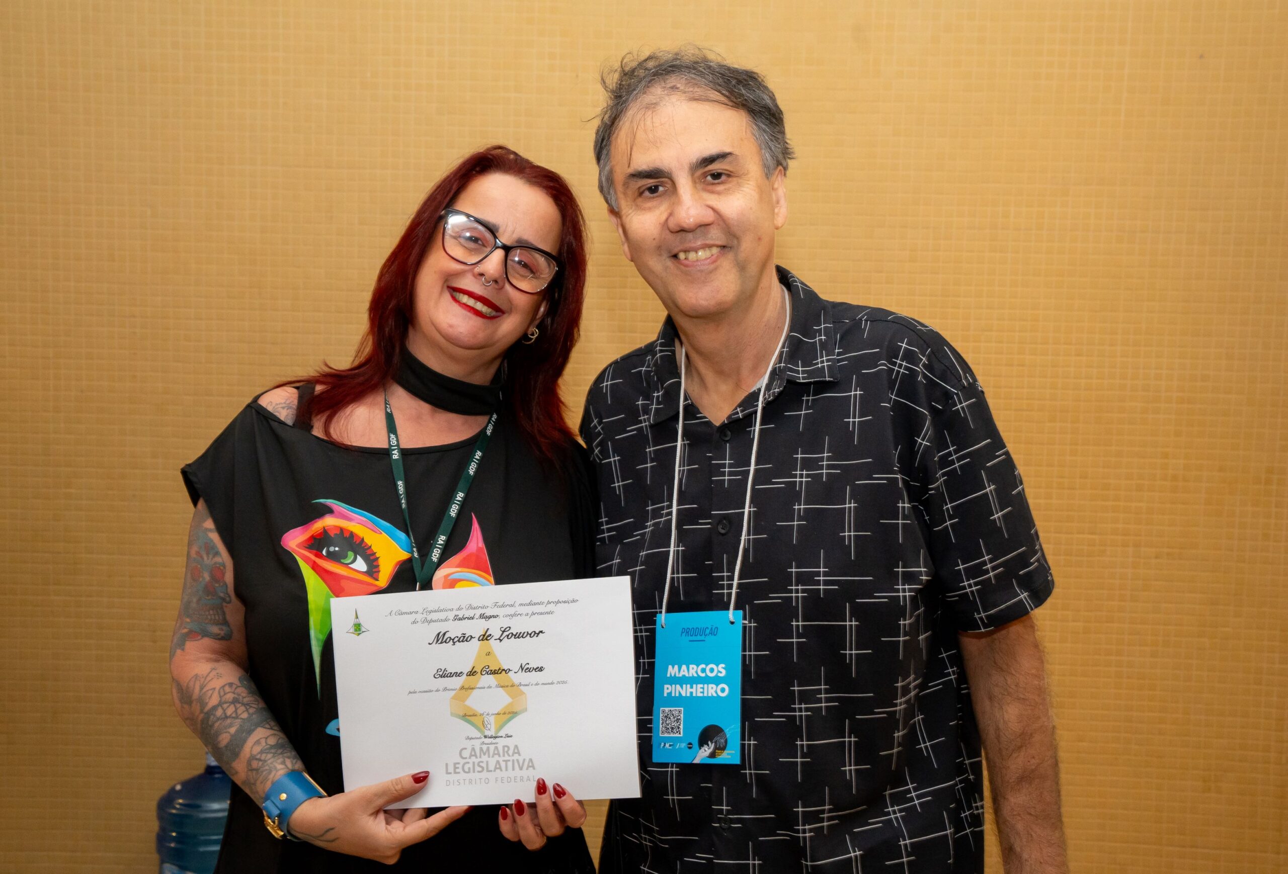Eliane de Castro e Marcos Pinheiro