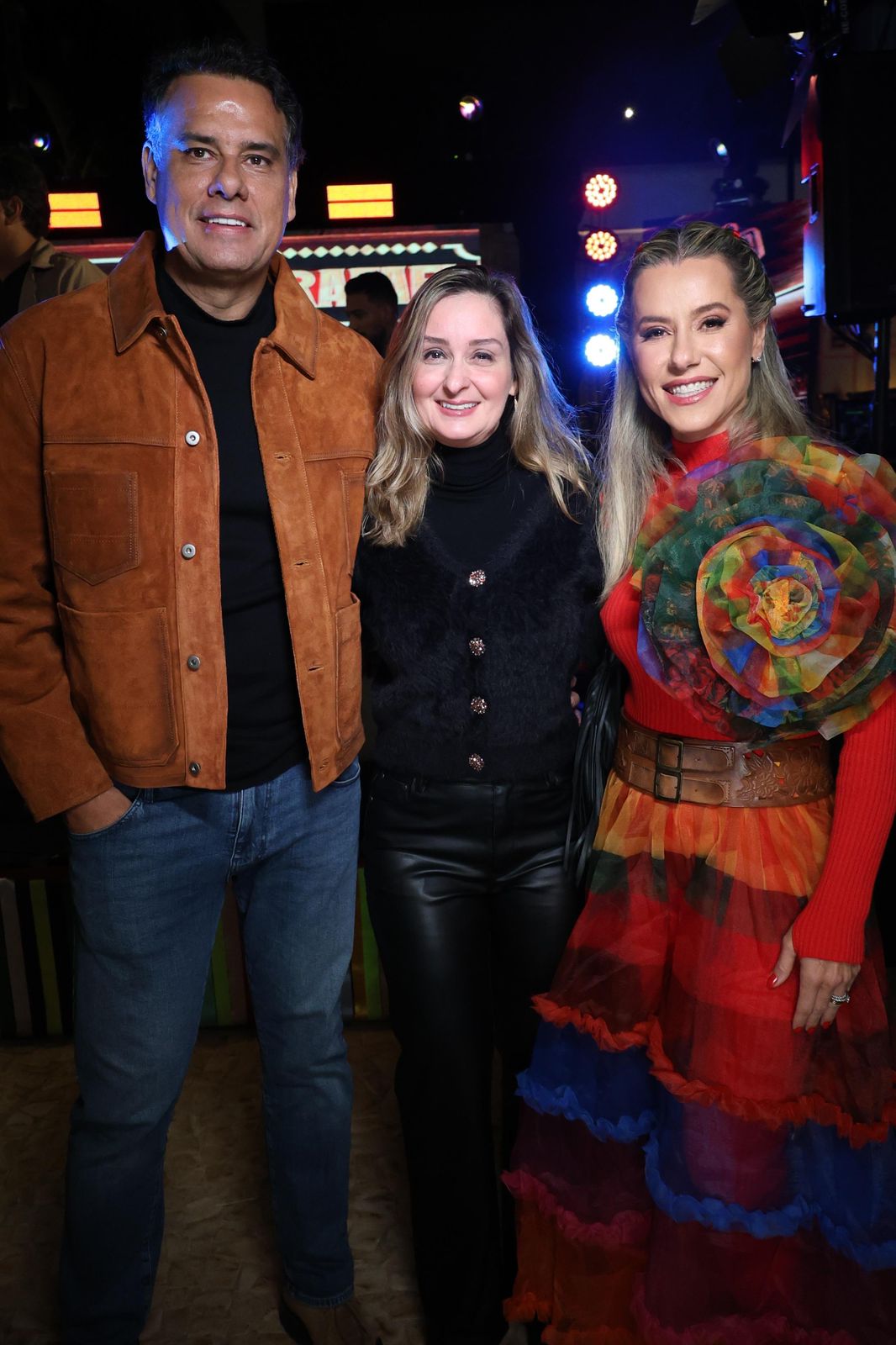Fred, Monica e Flávia Toledo