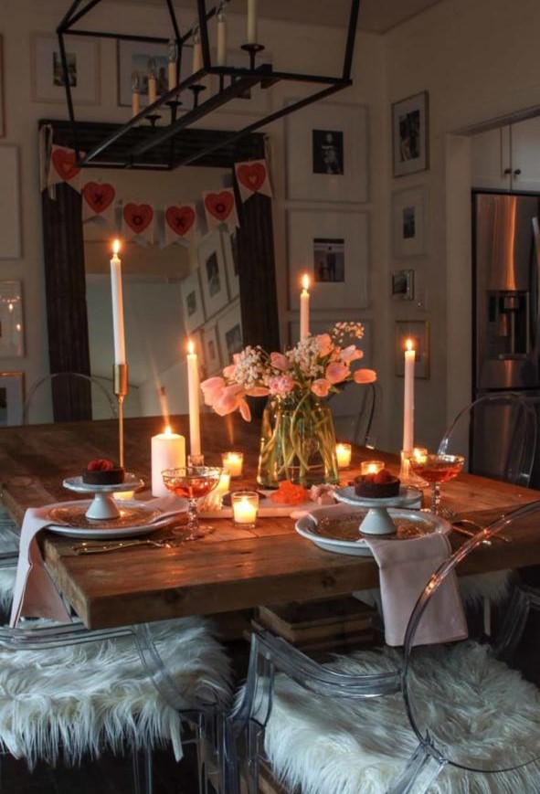 Inspire-se para montar uma mesa romântica para o jantar de Dia dos Namorados