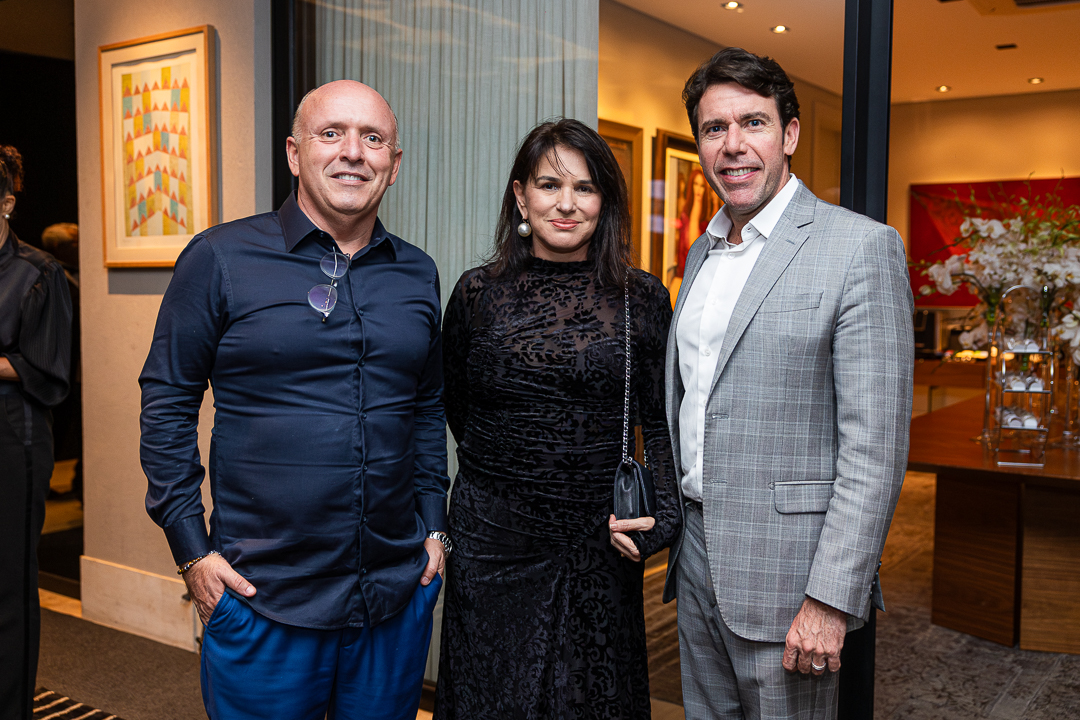 José Martins, Wallerya Teixeira e Leandro Vaz