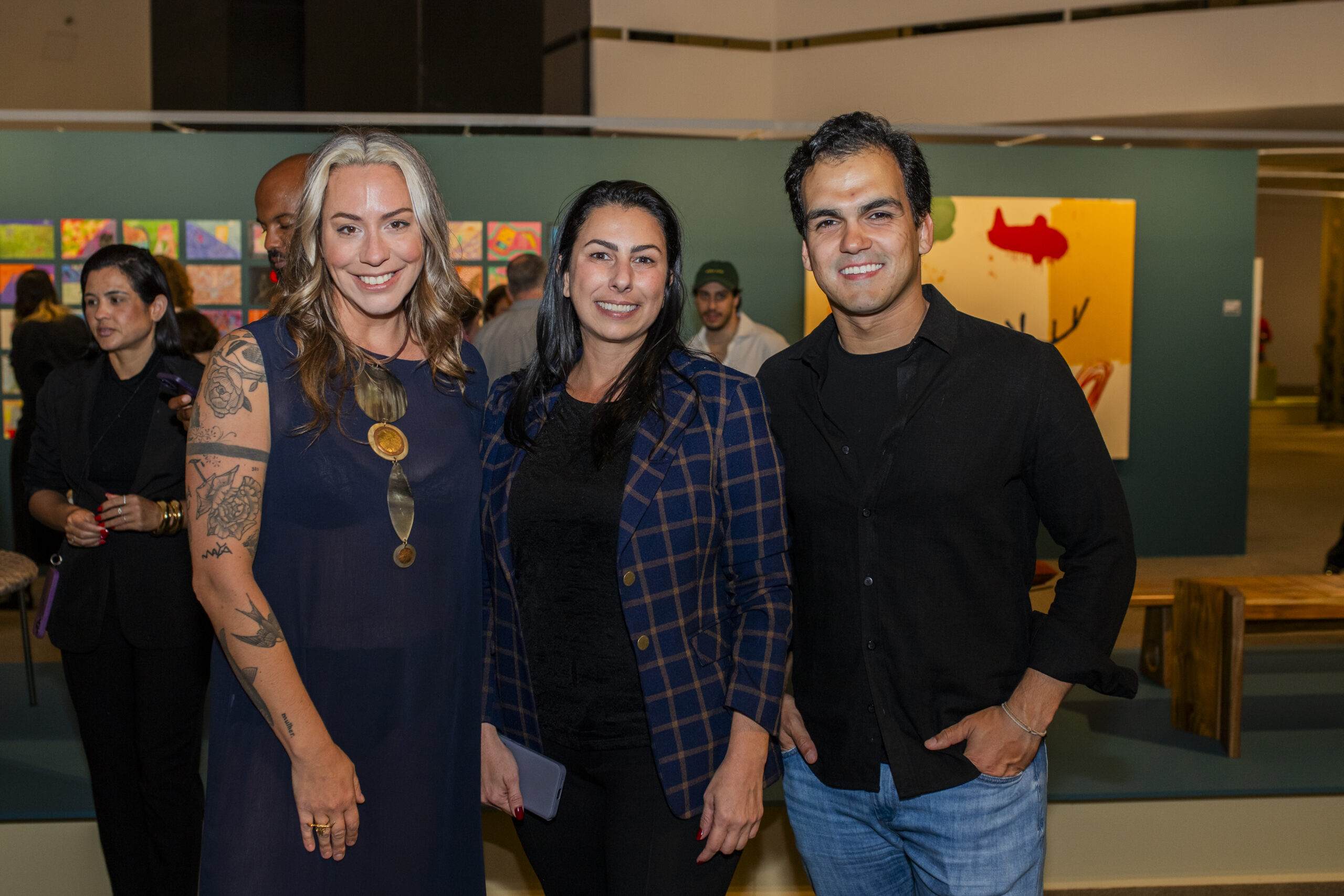 Nina Coimbra, Thais Quintão e Joao Sanches