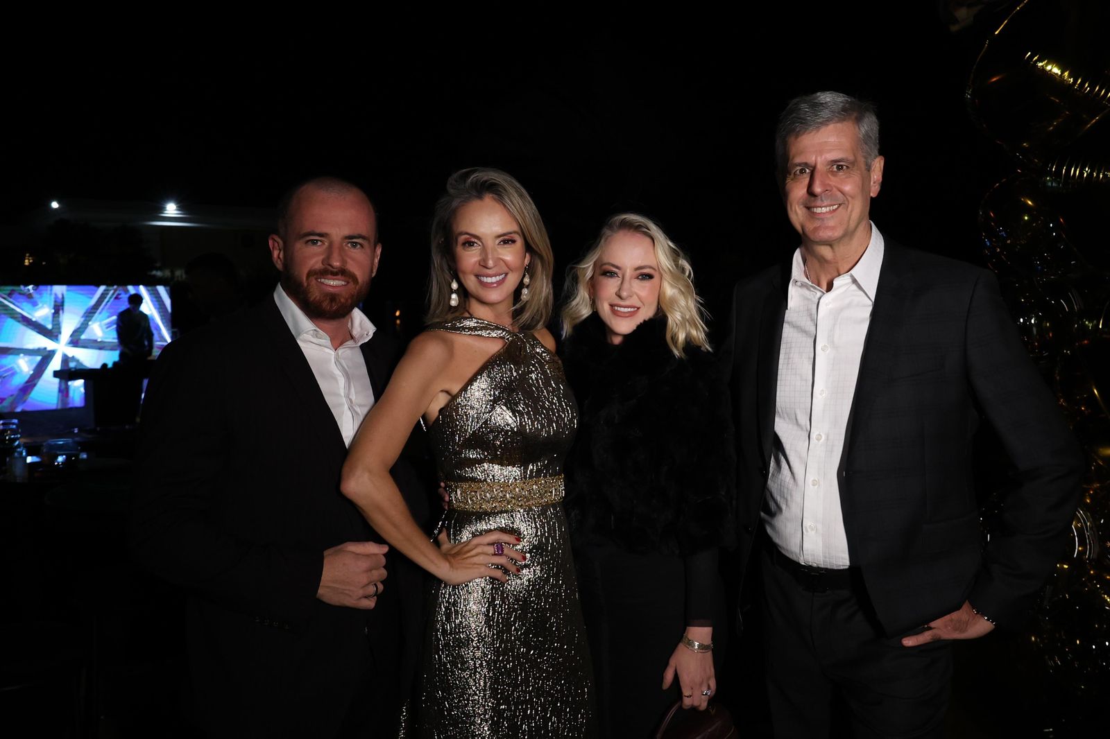 Paulo Guedes, Cristina Motta, Camila Guedes e André Callegri