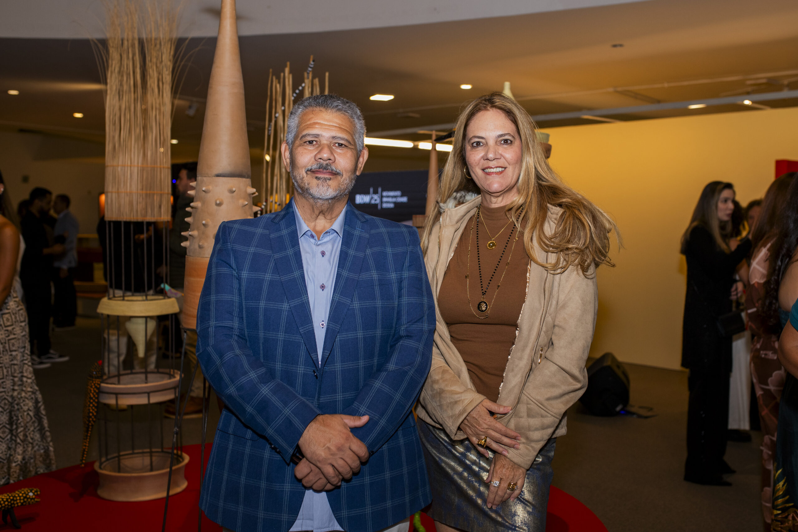 Wanessa Corazza e Franklin Martins, sub Secretario Turismo