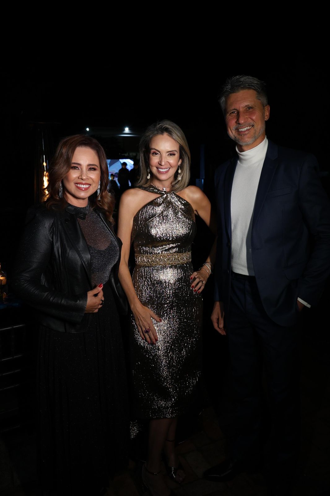 Regina, Cristina Motta e Luiz Fogaça