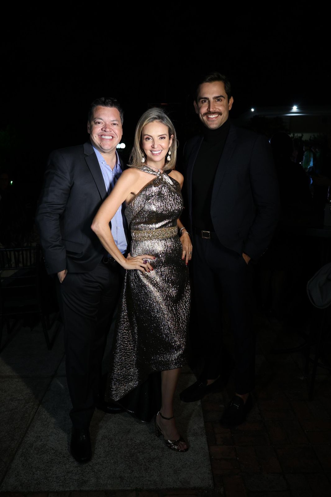 Tiago Conde, Cristina Motta e Guilherme Bussamra