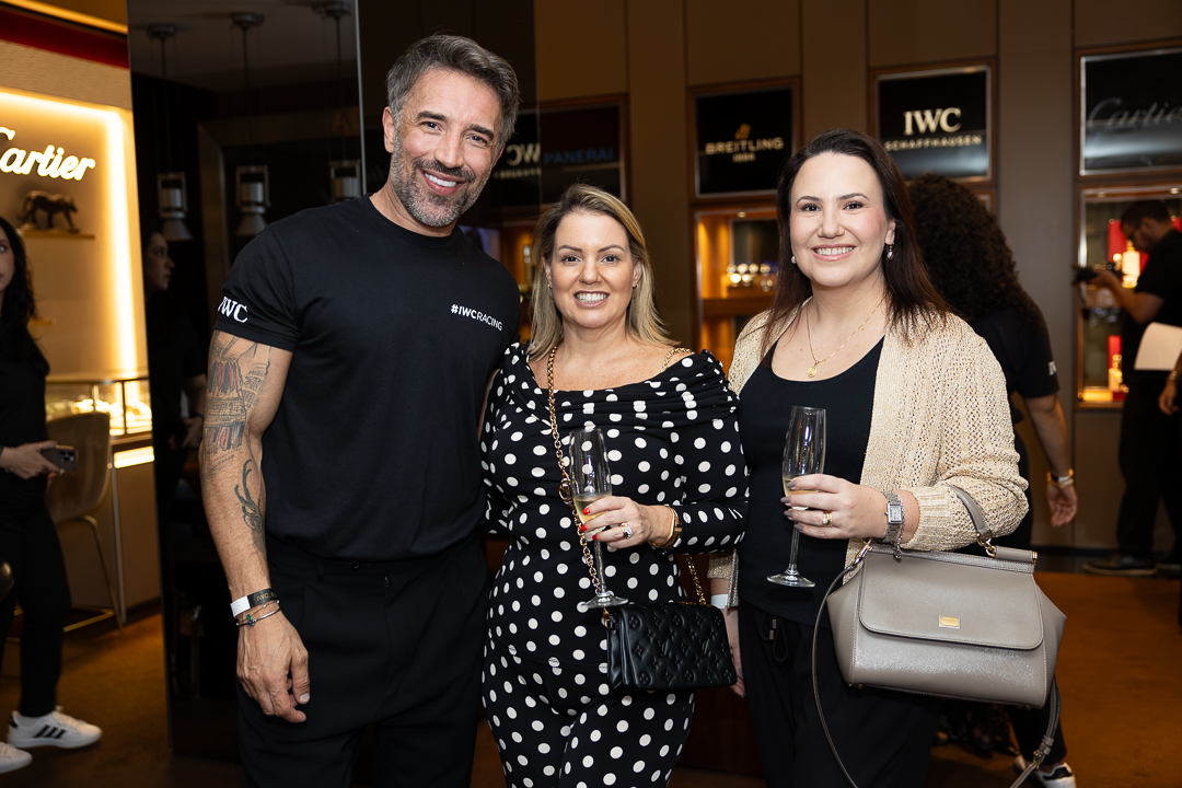 André Monjardim, Fernanda Caiado e Camila Maluf