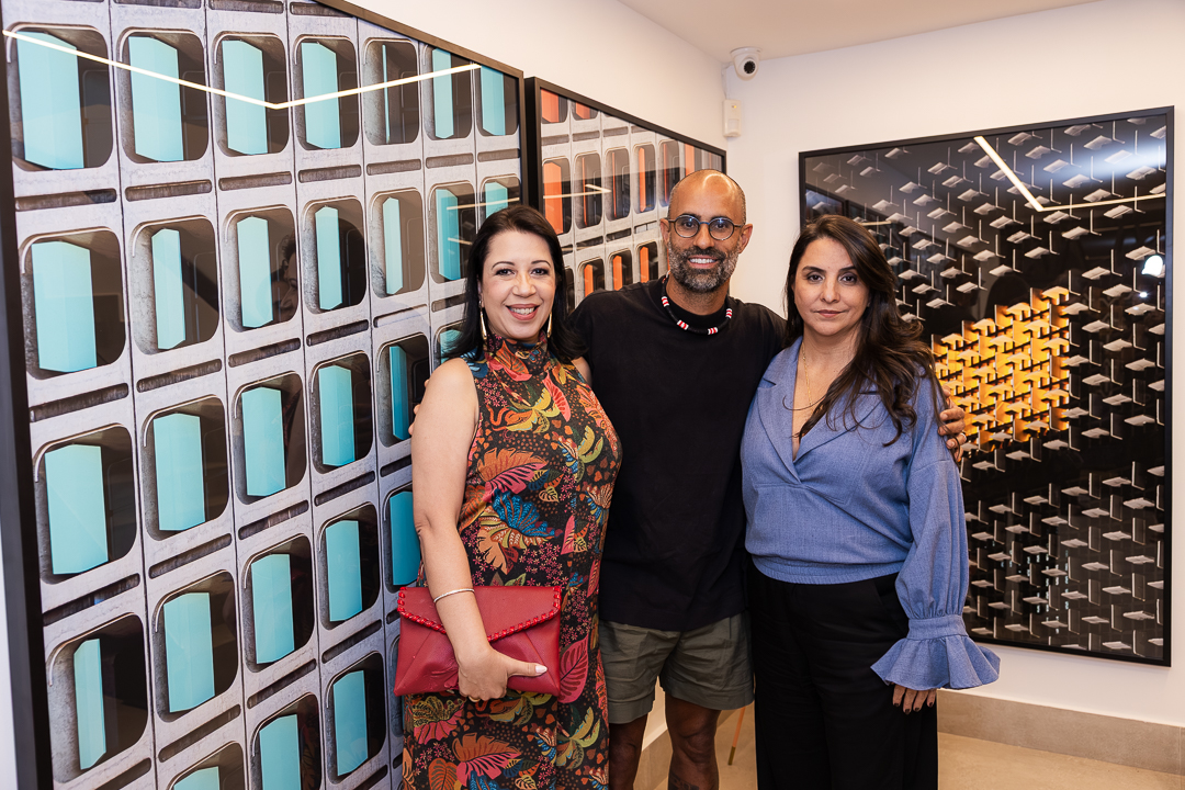 Carolina Brito, Bruno Stucket e Daniela Athayde
