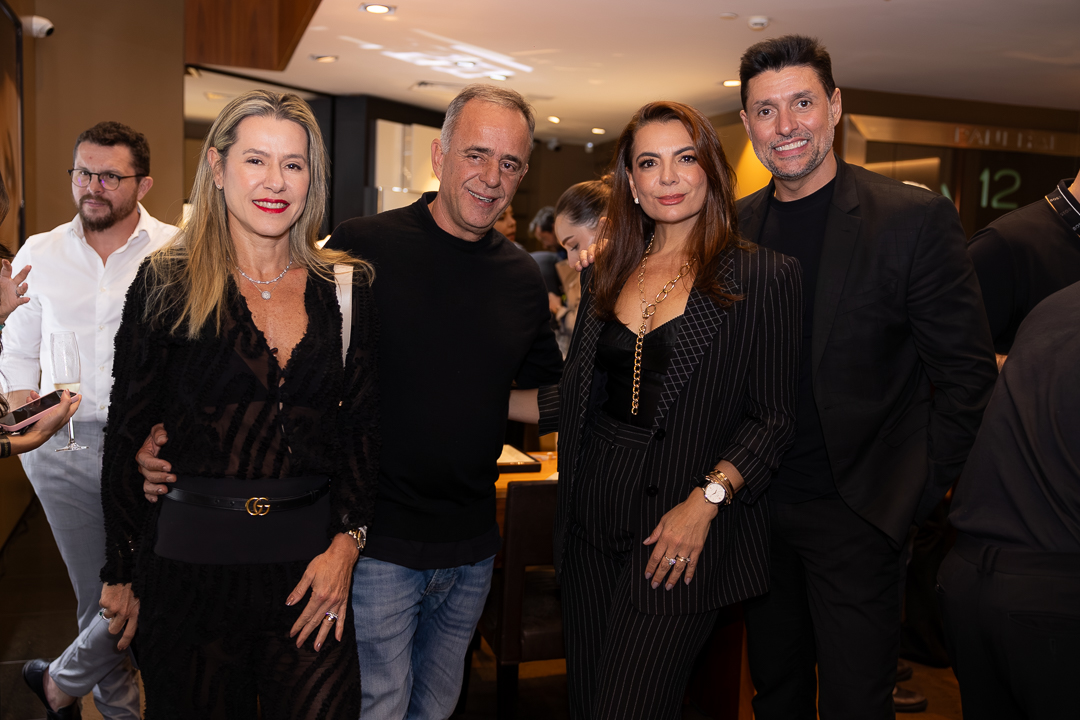 Flávia Toledo, Eduardo, Tati Mauriz e Marcelo Lourenço