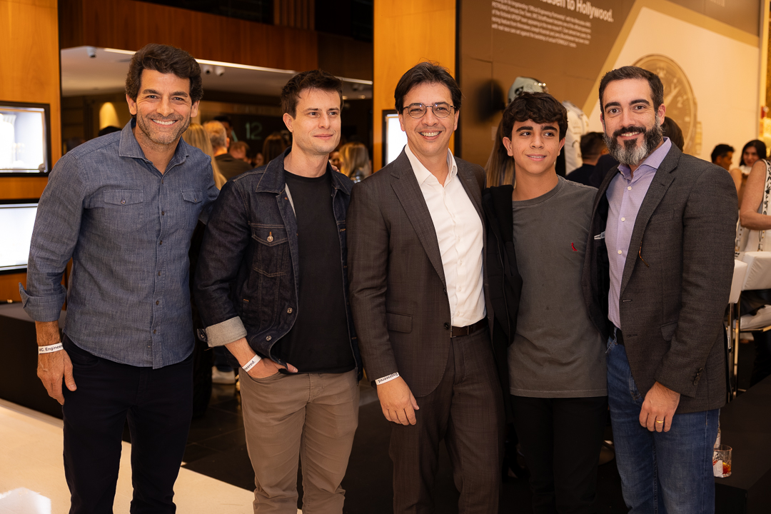 Leonardo Alves, Mozart Russomano, Lucas Melo, Jacques Veloso e Marco Fugueira